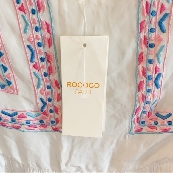 Rococo‎ Sand Paloma White Embroidered Dress - Picture 13 of 16